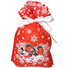 Подарок Мешочек «Снегири» красный фото